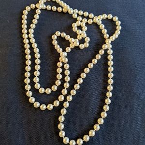 3/$18 - Faux Pearl String Necklace
